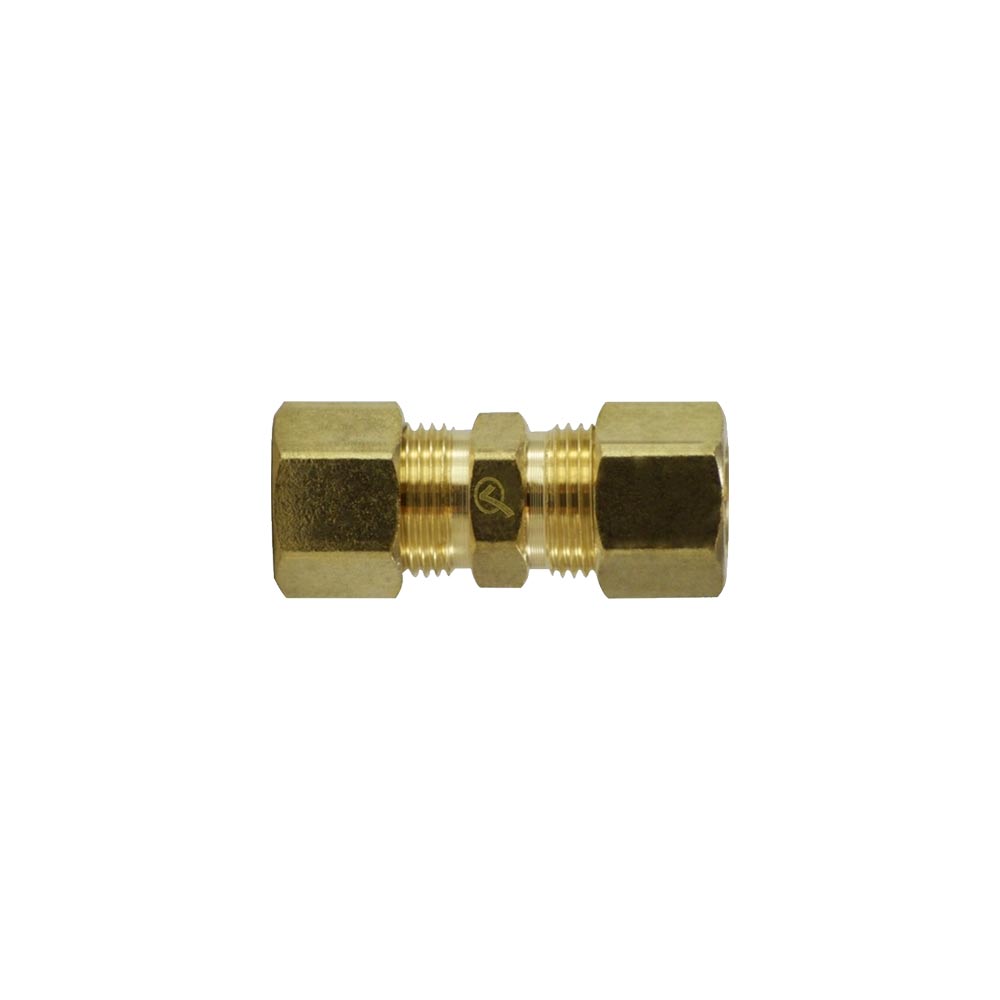 3/8" OD Brass Compression Union