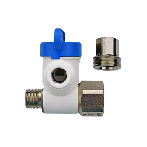 1/2" Angle Stop Valve (also fits 3/8")